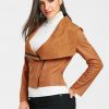 Suede Cropped Jacket 