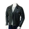 Winter Casual Black Leather Jacket