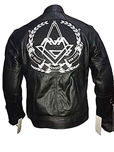 Tom DeLonge Angels and Airwaves Love AVA Vintage Leather Jacket Mens