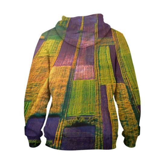 Abstract Fade Colour Hoodie – 3D Printed Pullover Hoodie