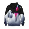 Abstract Lips Colour Hoodie – 3D Printed Pullover Hoodie