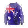 Australia Flag Peace- 3D Printed Pullover Hoodie