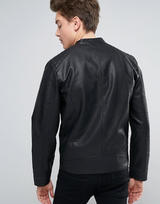Atlanta Men Black Leather Motorcycle Jacket (2)