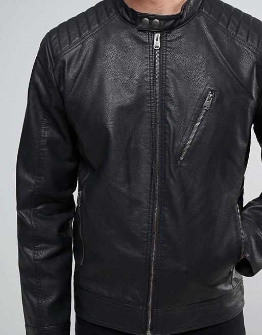 Atlanta Men Black Leather Motorcycle Jacket (3)