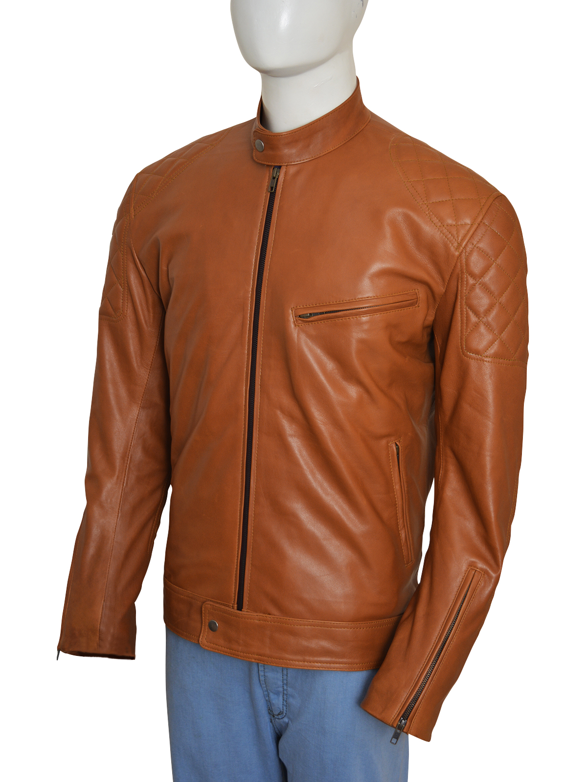 Brown-Biker-Stylish-Men-Jacket