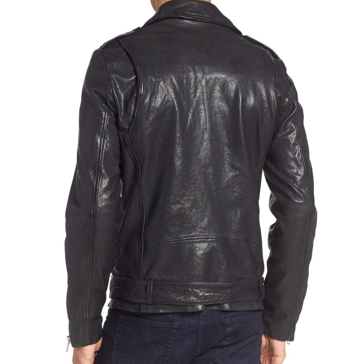 Leather Biker Jacket For Mens 3.