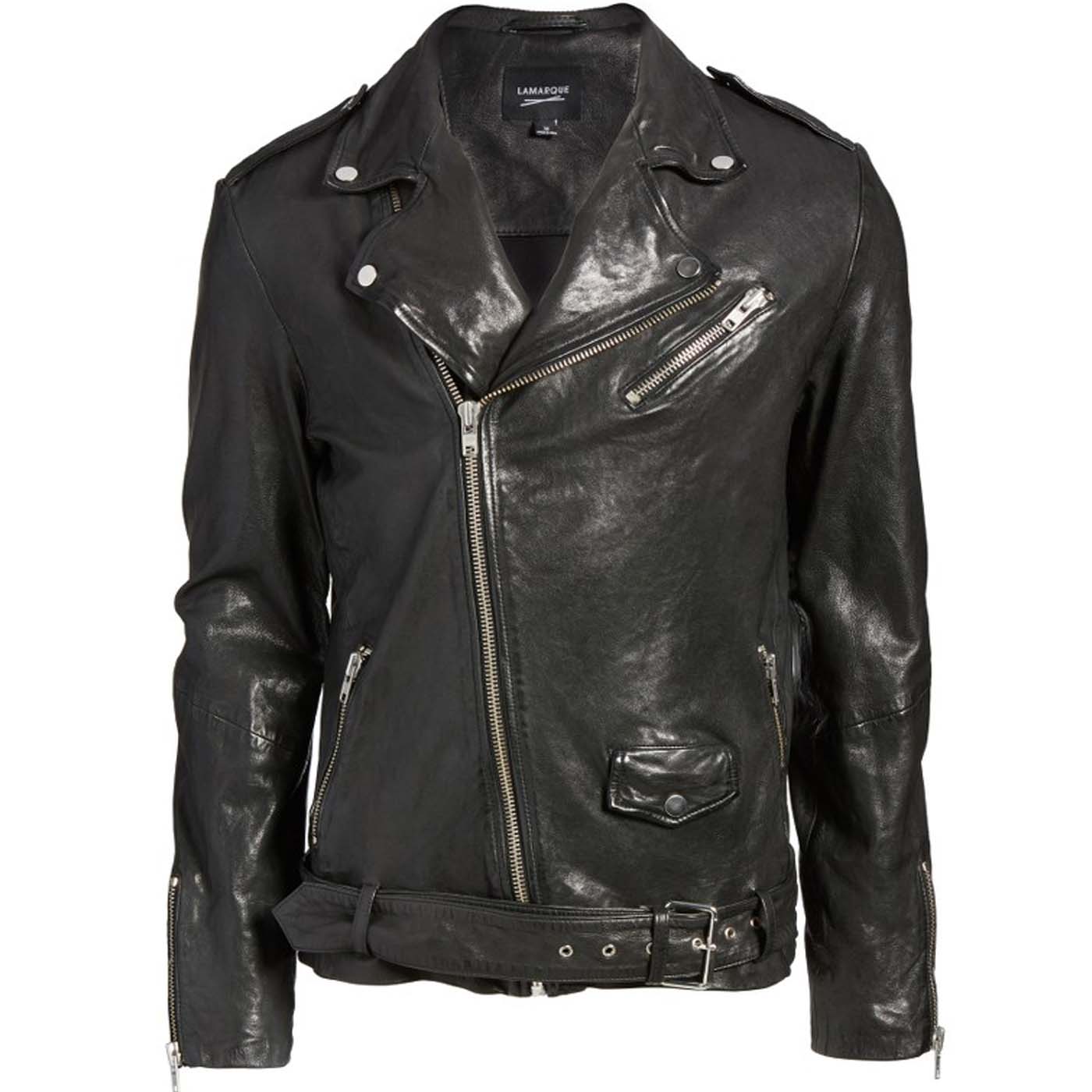 Leather Biker Jacket For Mens.