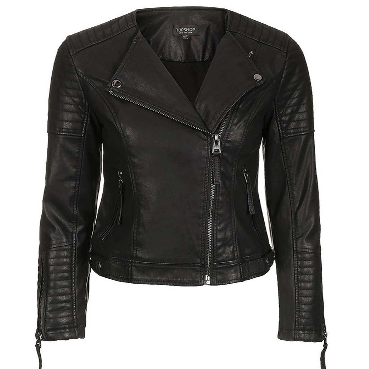 Leather Biker Jacket For women..