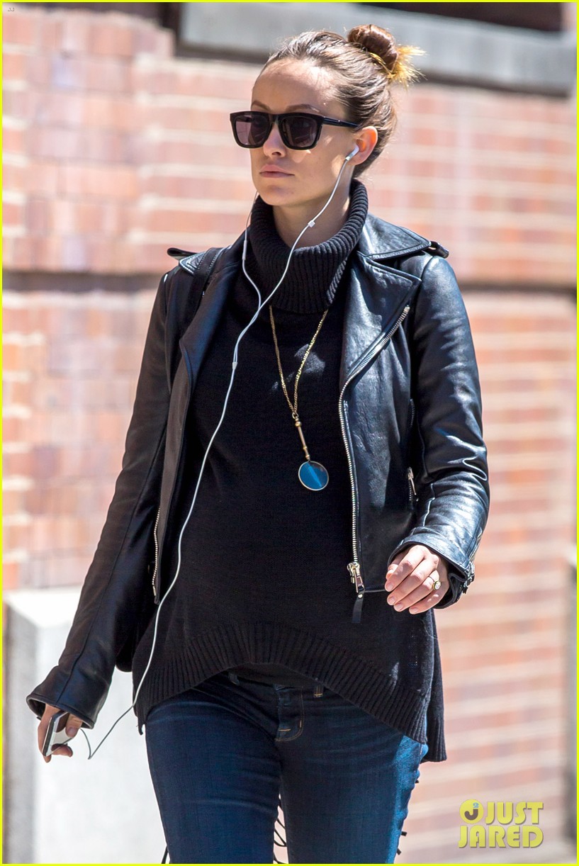 Olivia Wilde looks cool in the big city **USA, UK, Australia ONLY**