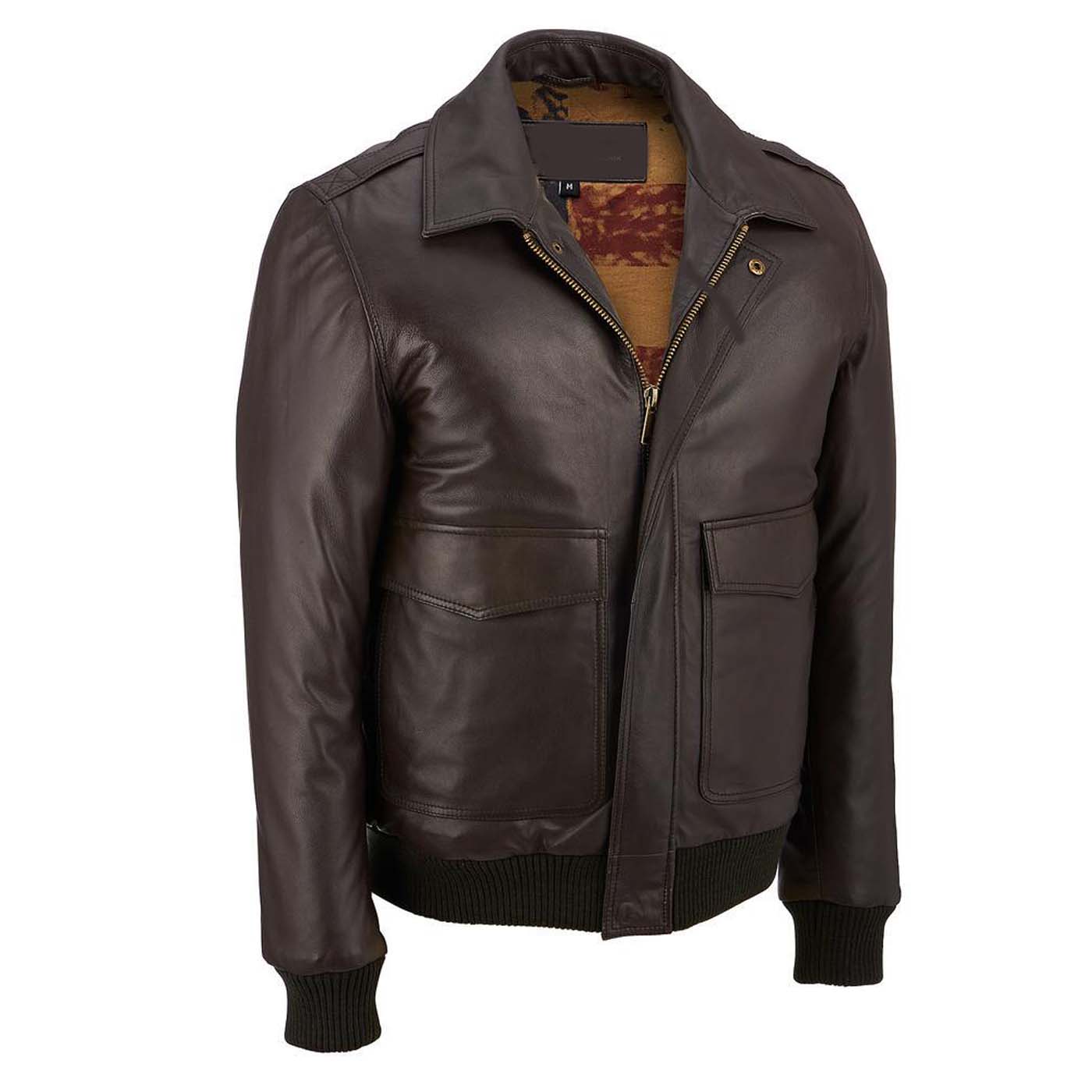 leather bomber lamb jacket 2