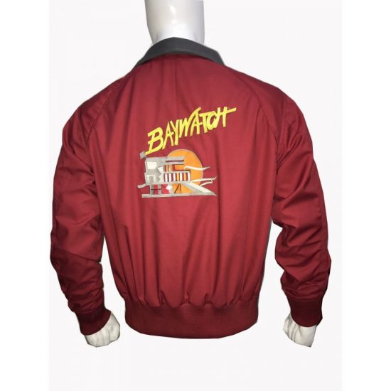 Baywatch David Hasselhoff Lifeguard Red Jacket