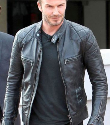 David Backham leather Jacket