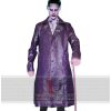 Suicide Squad Jared Leto Joker Leather Jacket Crocodile Texture Coat