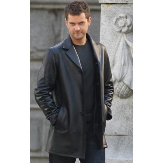 Peter Bishop leather coat
