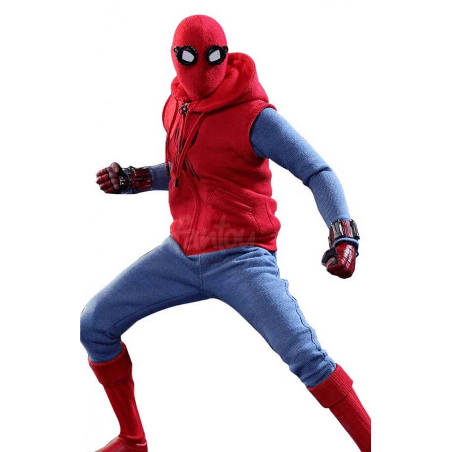 Homecoming Hoodie Sweater homemade suit Spider-Man Hoodie Superhero Cosplay...