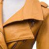Asymmetrical Faux Leather Biker Jacket