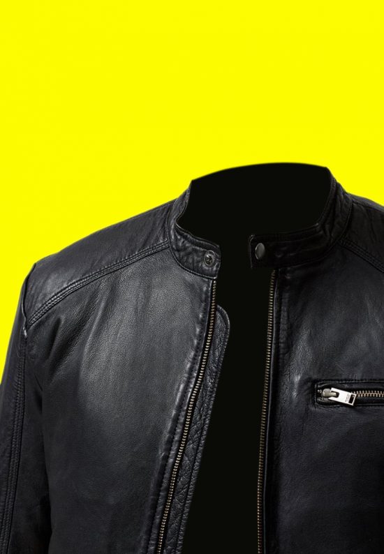 Stylish New Black Leather Jacket