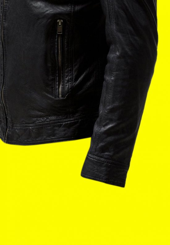 Stylish New Black Leather Jacket