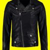 Royal Enfield Black Leather Jacket