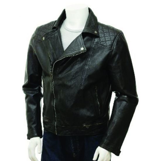 Freedom Sheepskin Black Leather Jacket
