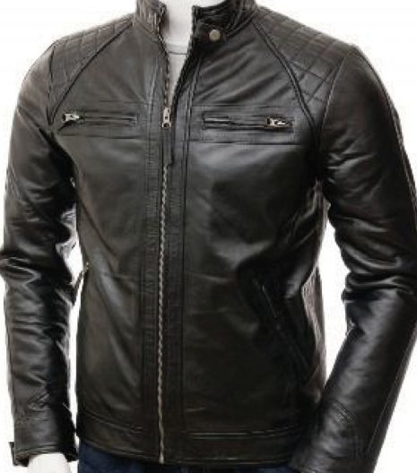 Black Leather Jacket For Mens
