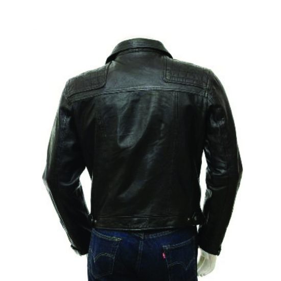 Freedom Sheepskin Black Leather Jacket