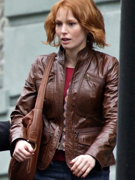 88 Minutes Alicia Witt Movie Leather Jacket