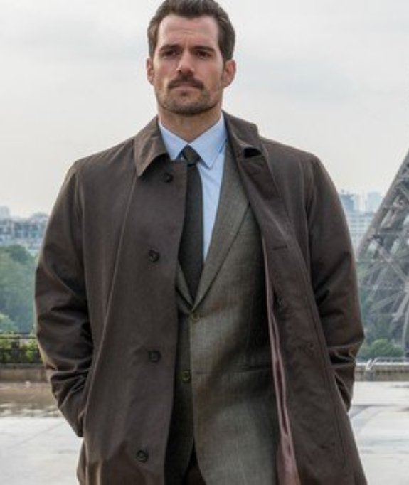 Mission Impossible Fallout Henry Cavill Brown Trench Coat
