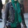 Ali Larter in Burberry Prorsum Quilted Leather Jacket