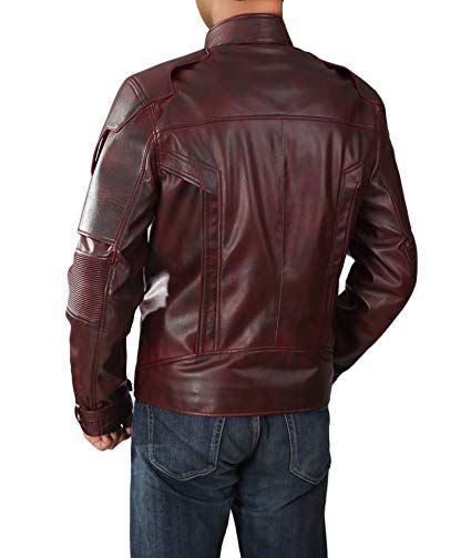 Maroon Leather jacket