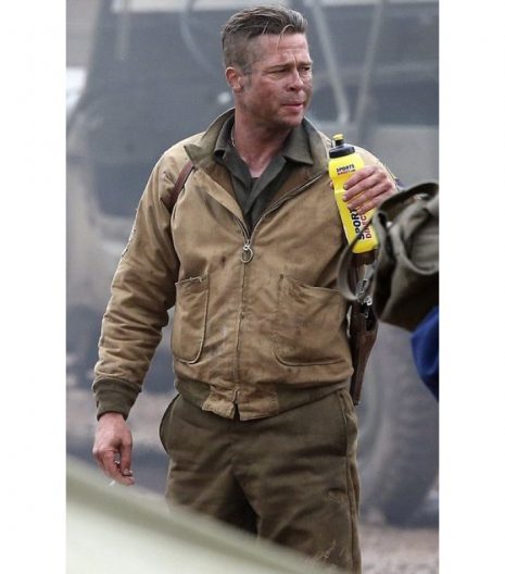 Brad Pitt Fury Jacket