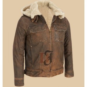 brown distressed leather jackets