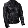 Green Snake With Black Leather Jacket