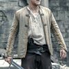 King Arthur Legend OF The Sword Charlie Hunnam Brown Leather Jacket