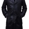 Once Upon A Time Al Pacino Trench Black Leather Coat