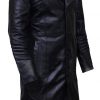 Once Upon A Time Al Pacino Trench Black Leather Coat