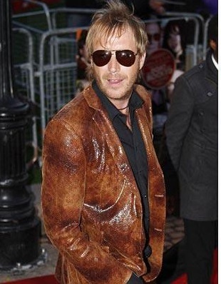 Kingsman 3 Cast Rhys Ifans Leather Jacket