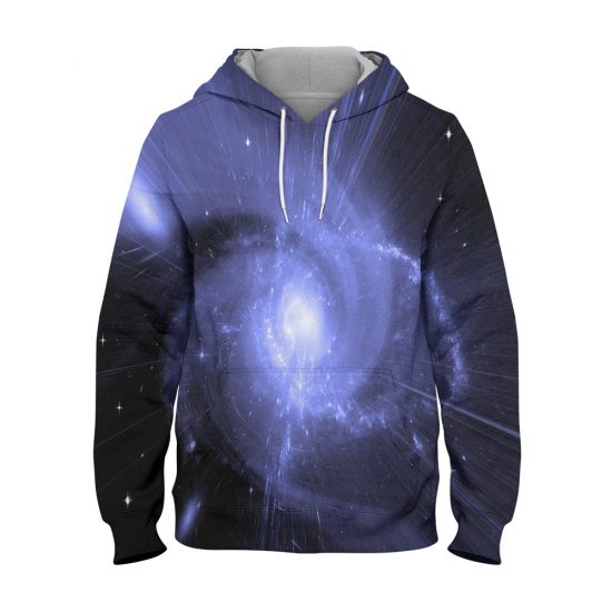 Abstract Galaxy Shining – 3D Printed Pullover Hoodie