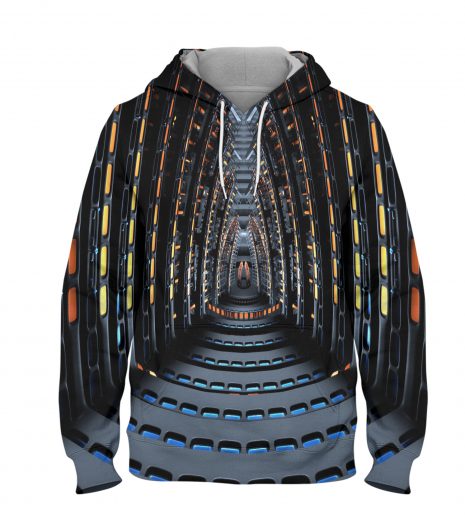 Abstract Illusion Art Hoodie – 3D Printed Pullover Hoodie