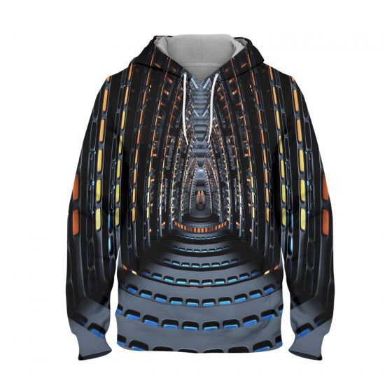 Abstract Illusion Art Hoodie – 3D Printed Pullover Hoodie