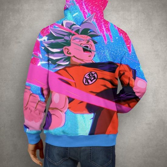 Anime Dragon Ball Fighter Z Goku Hoodie – 3D Printed Pullover Hoodie