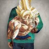 Anime Dragon Ball Z Super Goku Hoodie – 3D Printed Pullover Hoodie