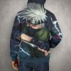 Anime Naruto Kakashi Hatake Hoodie – 3D Printed Pullover Hoodie