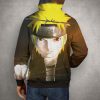 Anime Naruto Never Give Up Hoodie – 3D Printed Pullover Hoodie