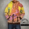 Anime Rick & Morty World 3D Printed Pullover Hoodie