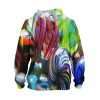 Artistic Colour full Hoodie – 3D Printed Pullover Hoodie