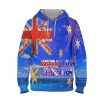 Australia Day Celebration – 3D Printed Pullover Hoodie