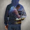 Battle Royale Fortnite Hoodie – 3D Printed Pullover Hoodie