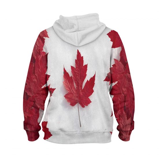 Canada Flag Read leave Hoodie – 3D Printed Pullover Hoodie