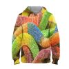 Colour Candy- 3D Printed Pullover Hoodie